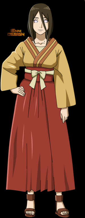 Boruto Characterin Traditional Attire PNG image with transparent background