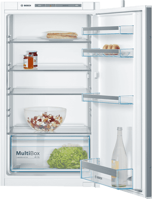 Intergrated Larder Fridge Unique Cookology Cbulf600 - Bosch Kir31vs30g Integrated Tall Fridge, White PNG with transparent background