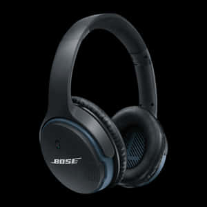 Bose Noise Canceling Headphones Black PNG image with transparent background