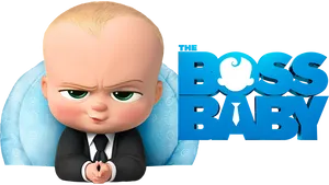 Boss Baby Animated Character PNG Image