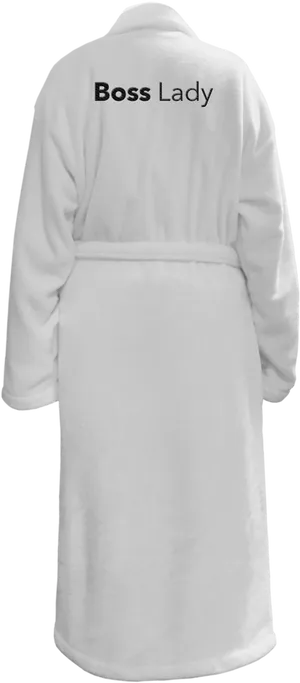 Boss Lady White Robe PNG Image