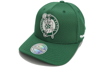Boston Celtics Mitchell & Ness Jersey Logo 110 Flex - Baseball Cap PNG image with transparent background