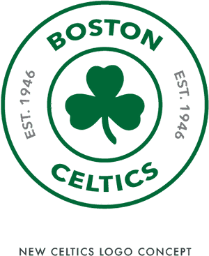 Direction A Lot Of Teams Are Going For Their Logos - Transparent Boston Celtics Logo PNG image with transparent background