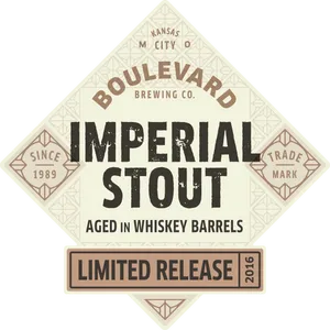 Boulevard Imperial Stout Whiskey Barrel Aged Limited Release2016 PNG Image