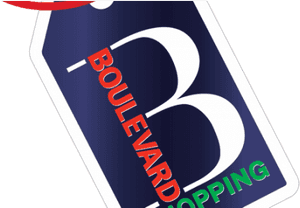 Boulevard Shopping Tag Logo PNG image with transparent background