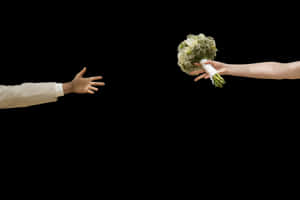 Bouquet Toss Traditionat Wedding PNG image with transparent background