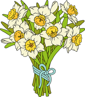 Pictures Of Daffodils - Daffodil Bouquet Clipart, HD Png Download PNG image with transparent background
