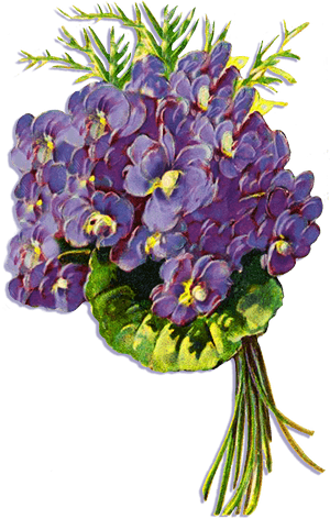 Blue Floral Clipart - Transparent Background Bouquet Of Flowers Clipart, HD Png Download PNG image with transparent background