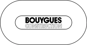 Bouygues Construction Logo Blackand White PNG Image