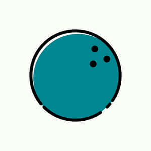 Bowling Ball Icon PNG image with transparent background
