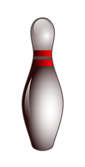Bowling Pin Graphic PNG image with transparent background