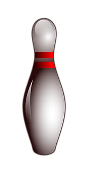 Bowling Pin Graphic PNG Image