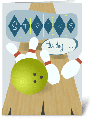 Father's Day Greeting Card - Bowling Ball Cards, HD Png Download PNG image with transparent background