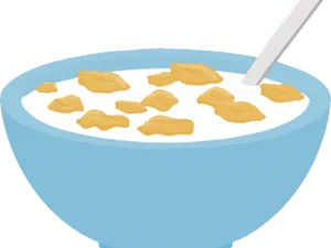 Bowlof Cerealwith Milk PNG Image