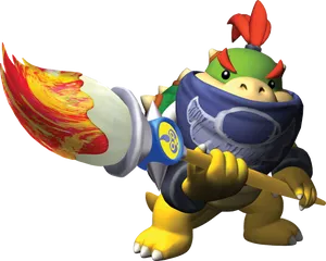 Bowser_ Jr_ Flame_ Breath PNG Image