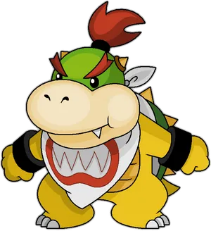 Bowser_ Jr_ Illustration PNG Image