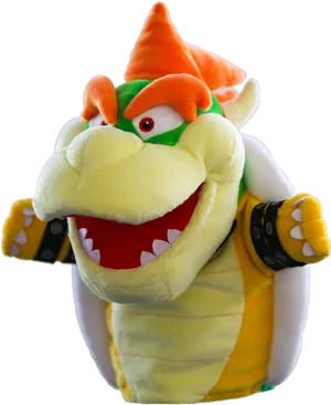 Bowser Plush Toy PNG Image