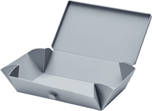 Box No. 1, Grå/brun, Uhmm, Polypropylen, Silikone, HD Png Download PNG image with transparent background