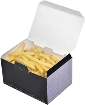 Boxof French Fries PNG Image