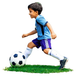Boy Playing Soccer PNG eyf83 PNG image with transparent background