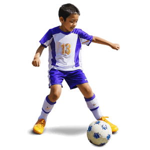 Boy Playing Soccer PNG vtl42 PNG image with transparent background