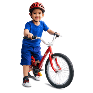 Boy with Bicycle PNG van85 PNG image with transparent background