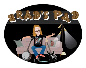 Brads Pad Cartoon Character Chilling PNG Image