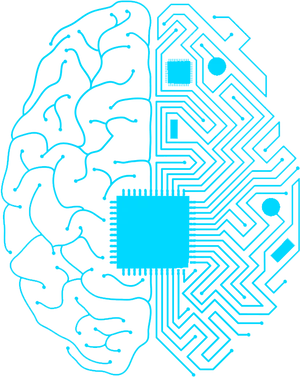 Brain Circuitry A I Concept PNG Image