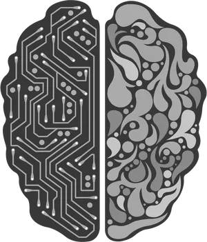 Brain Hemispheres Technology Art PNG Image