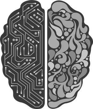 Brain Hemispheres Technology Art PNG Image