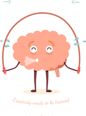 Physical Exercise Brain Injury Cognitive Training Skipping - Exercise Brain Png Vector PNG image with transparent background