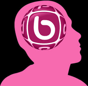 Brain Music Connection Graphic PNG image with transparent background