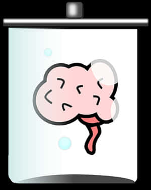 Brainina Jar Cartoon PNG image with transparent background