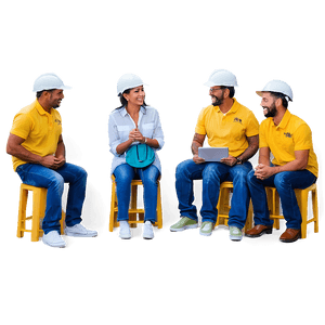 Brainstorming for Team Building PNG rea PNG