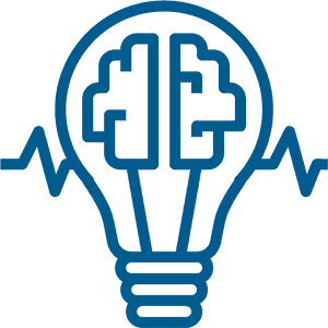Brainstorming Lightbulb Icon PNG with transparent background