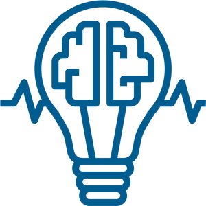 Brainstorming Lightbulb Icon PNG Image