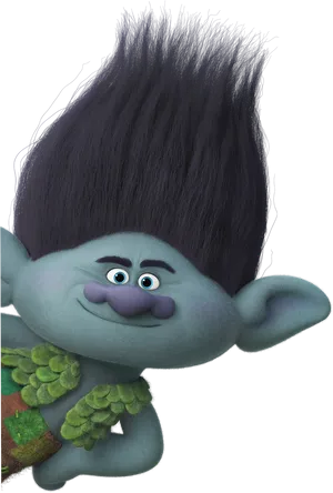 Branch Trolls Character PNG Image