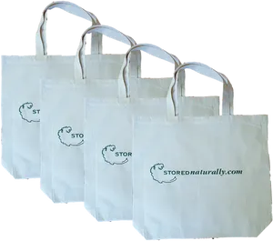 Branded Canvas Tote Bags PNG Image