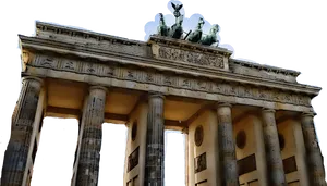 Brandenburg Gate Iconic Architecture PNG Image