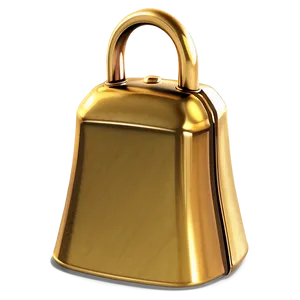 Brass Cowbell Design Png 06132024 PNG Image