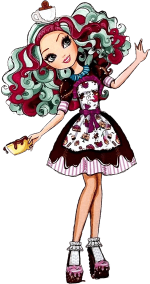 Bratz Png Image - Ever After High Madeline Hatter Sugar Coated, Transparent Png PNG image with transparent background