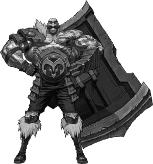 Braum League Of Legends Art, HD Png Download PNG with transparent background