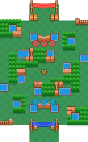 Brawl Stars Map Layout PNG Image