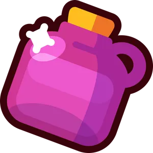 Brawl Stars Purple Potion PNG Image