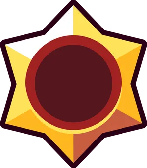 Brawl Stars Star Token PNG Image