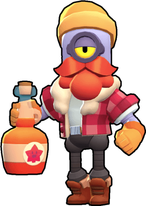 Brawl Stars Wiki - Brawl Stars Barley Skin, HD Png Download PNG image with transparent background