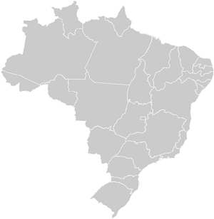 Map,black And White,brazil - Brazil Election Map 2018, HD Png Download PNG image with transparent background