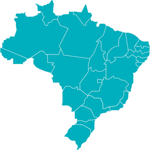 Map Brazil Svg Clip Arts - Mapa Do Brasil Svg, HD Png Download PNG image with transparent background