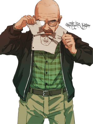 Breaking Bad Render , Png Download - Walter White Fan Art, Transparent Png PNG image with transparent background