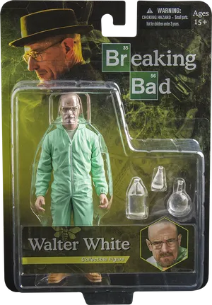 Breaking Bad Walter White Collectible Figure Packaging PNG Image